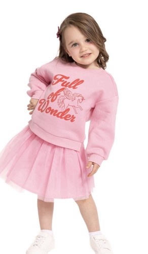 Little girls 2pc sweatshirt - wn,