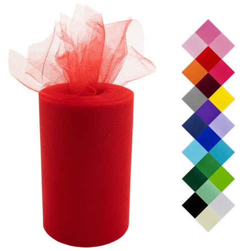 Tulle fabric roll 6 x100 - tulle,